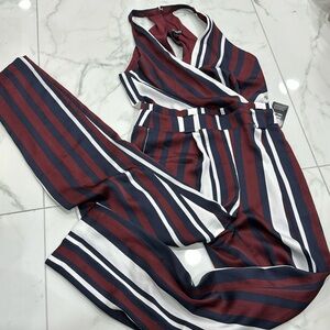 Stripped jumpsuit